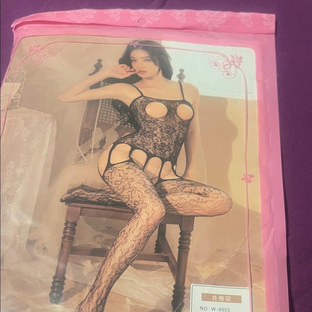 Elegant Black Lace Bodysuit